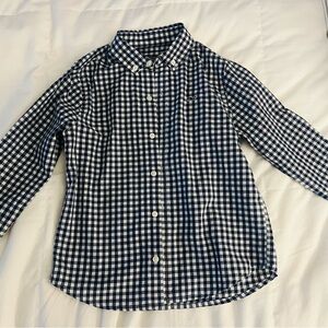 Vineyard Vines Kids Blue and White Checkered Shirt